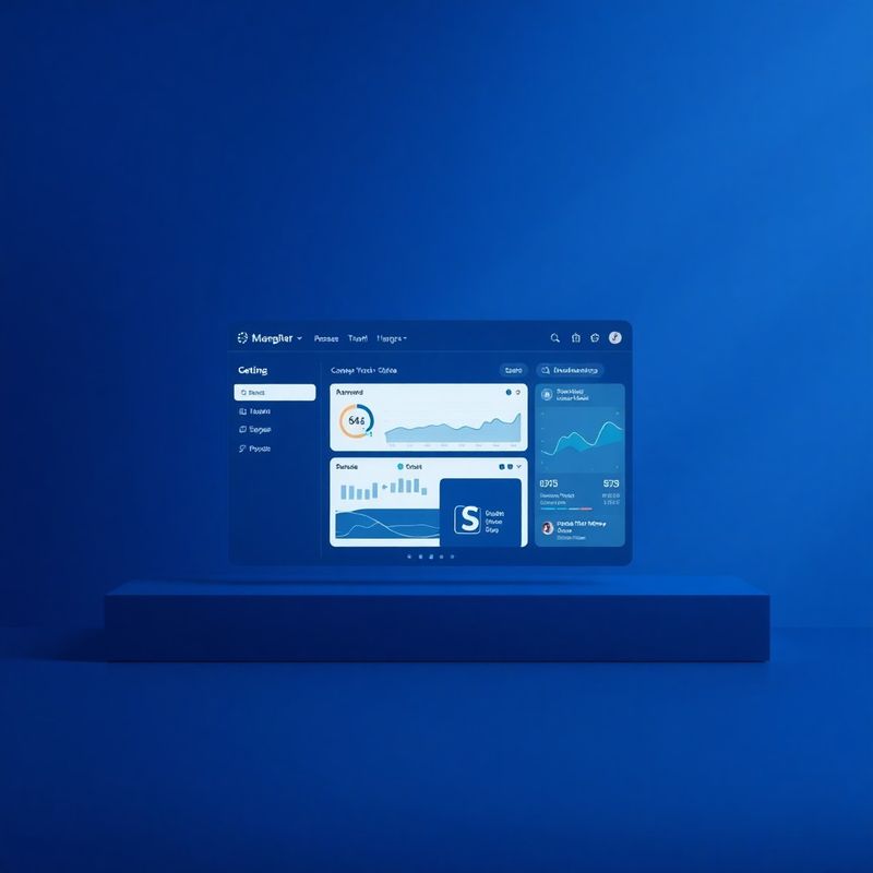 Openfieldq nadzorna ploča na indigoplavoj pozadini